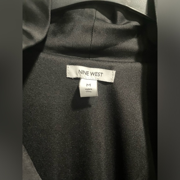 {Nine West} Ruffled Wrap Midi Dress women's size M - Picture 6 of 10